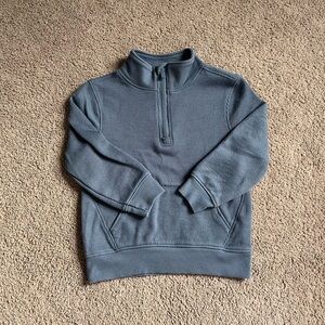 Blue Toddler Half-Zip Pull Over